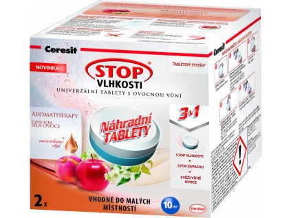 CERESIT Stop vlhkosti Pearl tablety 2x300g ovocná vôňa