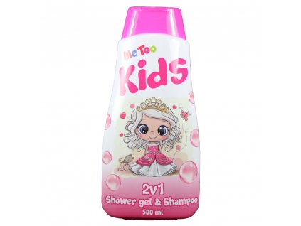 MeToo sprchový gél a šampón 2v1 500ml Princess