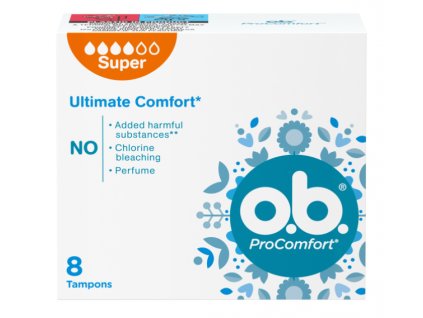 O.B. tampóny pro comfort super 8ks