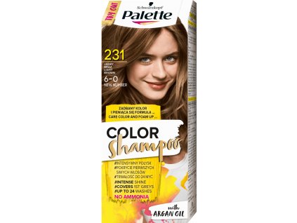 PALETTE COLOR SHAMPOO farba na vlasy 231 Svetlo hnedá