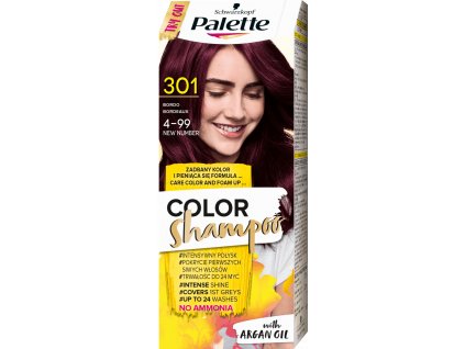 PALETTE COLOR SHAMPOO farba na vlasy 301 Bordová