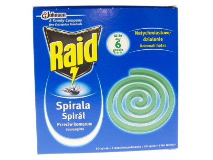 RAID špirála proti komárom 10ks