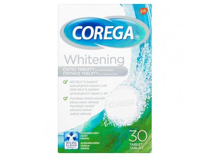COREGA čistiace tablety Whitening 30ks