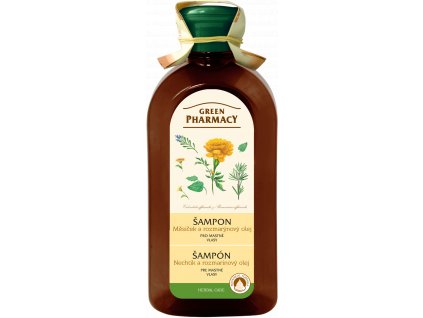 GREEN PHARMACY šampón 350ml Nechtík a rozmarínový olej
