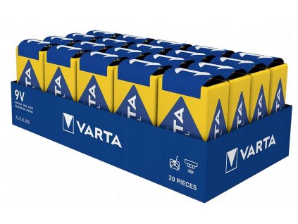 Varta Industrial PRO 6LR61/9V - 20ks