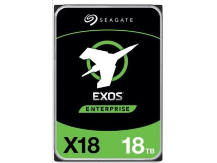 Seagate Exos X18 18TB / ST18000NM000J / 3,5" / 7200 RPM / SATA 6Gb/s / 256 MB / Helium / 512e/4kn