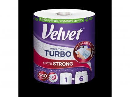 VELVET kuchynské utierky Turbo 1ks 3 vrstvové