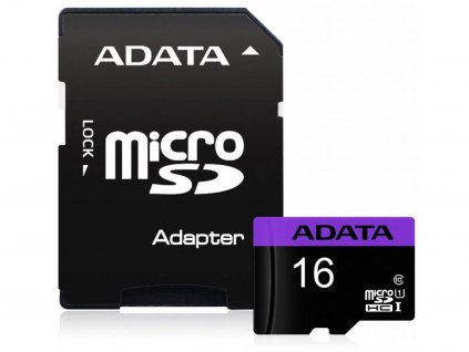 ADATA Premier 16GB microSDHC UHS-I CL10 + adaptér