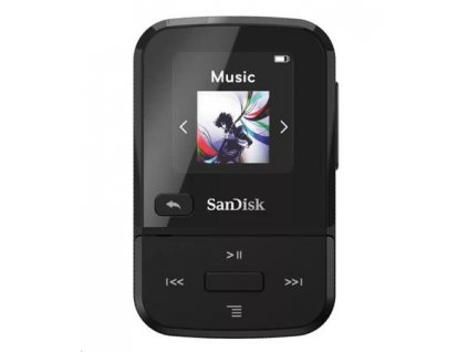 SanDisk Clip Sport Go MP3 Player 32GB, Černá
