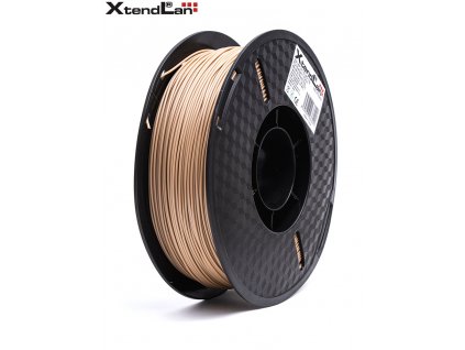 XtendLAN PLA filament 1,75mm dřevěný 1kg