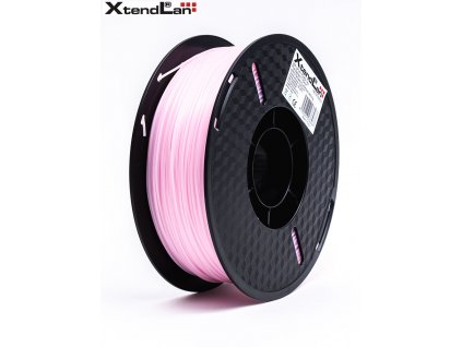 XtendLAN PLA filament 1,75mm svítící červený 1kg