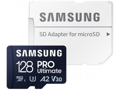 Samsung micro SDXC 128GB PRO Ultimate UHS-I U3, Class 10 (MB-MY128SA/WW) + SD adaptér