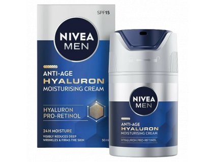 NIVEA MEN pánsky krém 50ml Hyaluron SPF15