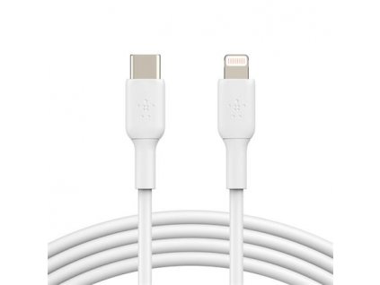 Belkin CAA003bt1MWH USB-C - lightning 1m, biely