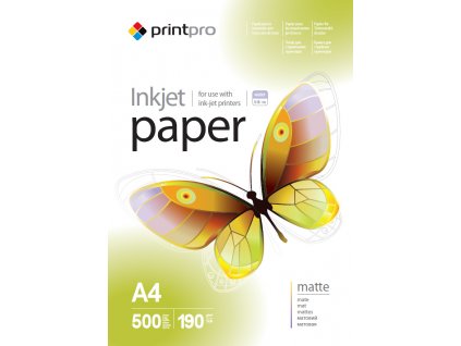 PrintPro Fotopapier matný 190g/m²,500ks,A4