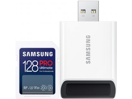 Samsung SDXC 128GB PRO ULTIMATE + USB adaptér (MB-SY128SB/WW)