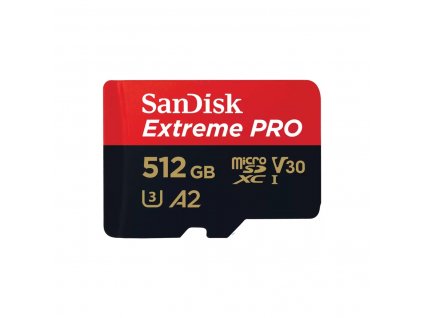 SanDisk Extreme PRO micro SDXC 512GB/UHS-I U3 / Class 10/+ Adaptér (SDSQXCD-512G-GN6MA)
