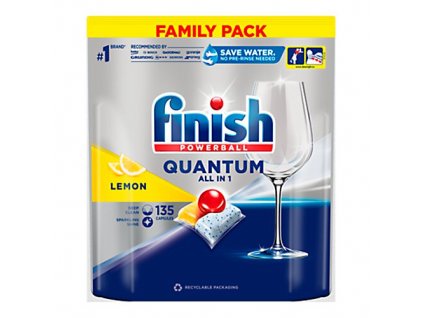 Finish Quantum All-in-1 Lemon 135 ks