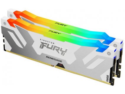KINGSTON FURY Renegade White RGB XMP 32GB DDR5 7200MHz / CL38 / DIMM / Kit 2x 16GB