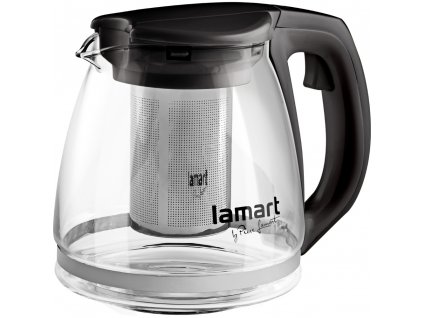 LAMART LT7025 kanvica 1,1L čierna VERRE