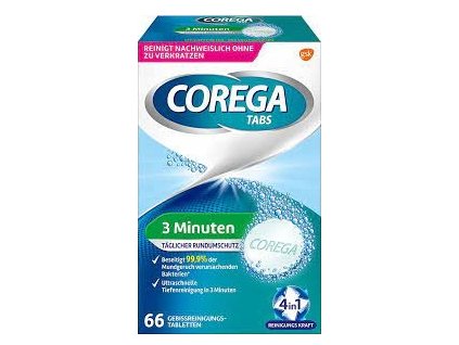 COREGA čistiace tablety Bio formula 66ks