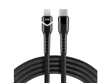 kabel przewod usb c apple lightning 100cm everactive cbb 1cir do szybkiego ladowania power delivery 27w