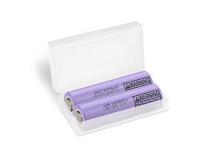 2x akumulator 18650 li ion 2950 mah lg inr18650 hj2 box pojemnik