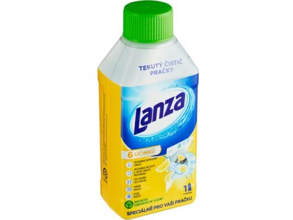 LANZA tekutý čistič práčky 250ml - Lemon