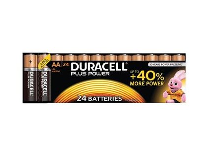 Duracell MN1500B24 Plus Power AA - 24 Pack