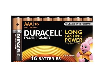 Duracell MN2400B16 Plus Power AAA - 16 Pack