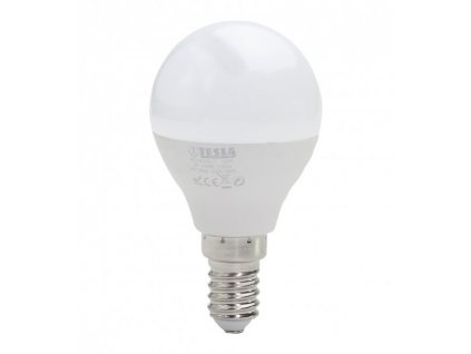 TESLA LED žárovka miniglobe BULB/ E14/ 3W/ 230V/ 250lm/ 4000K/ denní bílá