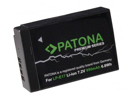 PATONA baterie pro foto Canon LP-E17 950mAh Li-Ion Premium - neoriginálna