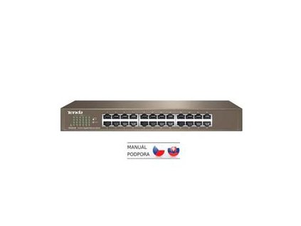 Tenda TEG1024D - 24-port Gigabit Ethernet Switch, 10/100/1000 Mbps