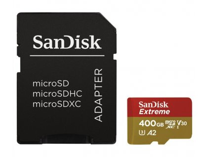 SanDisk Extreme microSDXC 400GB + adaptér