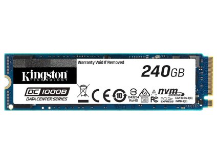 KINGSTON Data Center DC1000B 240GB SSD / M.2 PCIe NVMe Gen3 x4 / 3D TLC