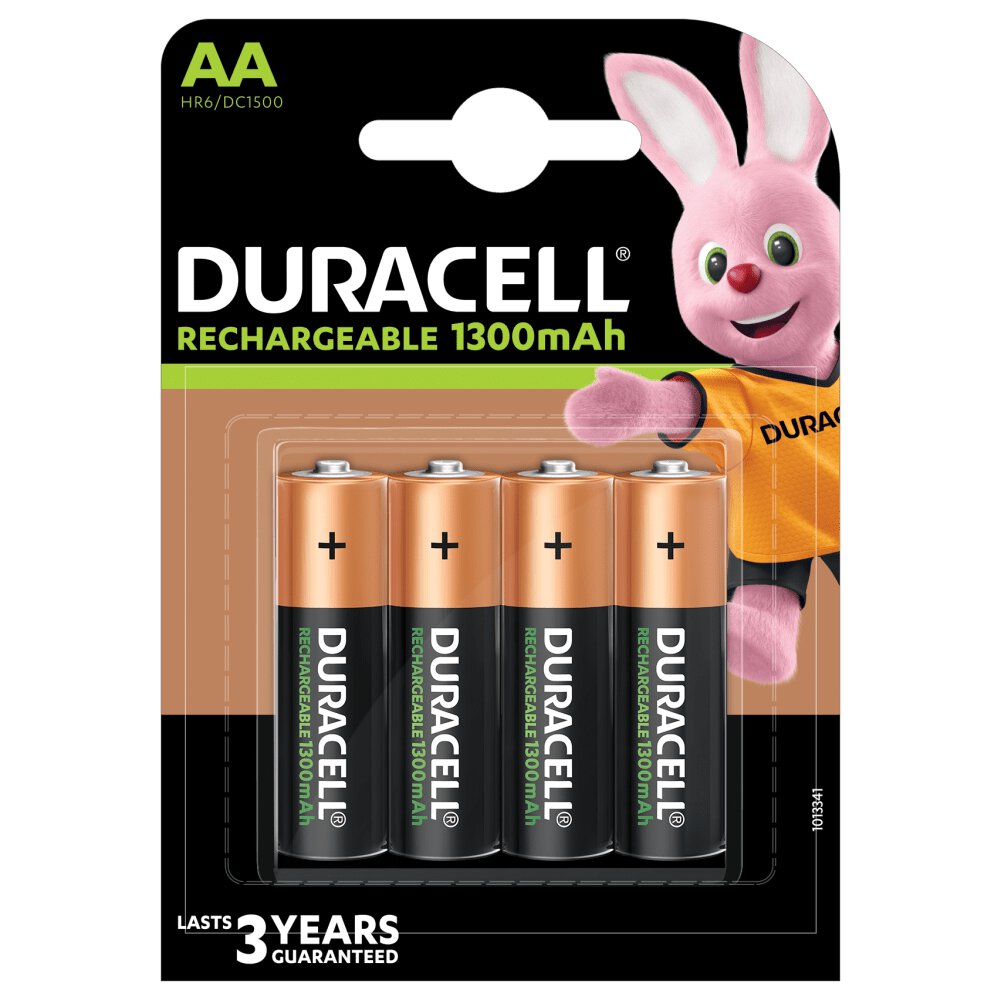 Duracell Recharge R6/AA 1300 mAh - 4ks 5000394044982