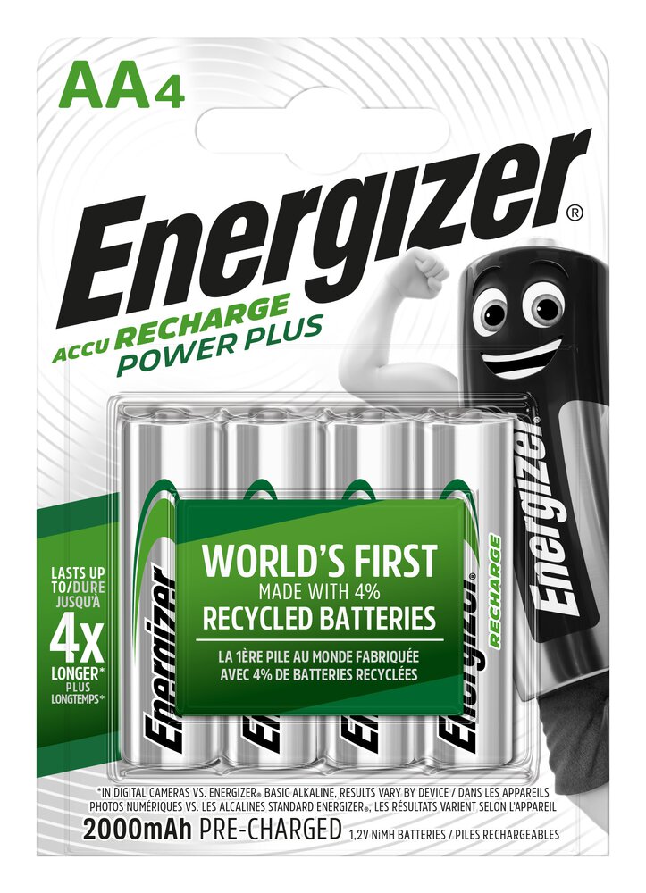 Energizer Power Plus R6/AA Ni-MH 2000mAh - 4ks