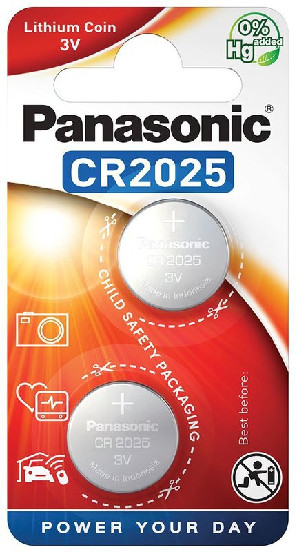 Panasonic CR2025 2ks CR-2025EL/2B