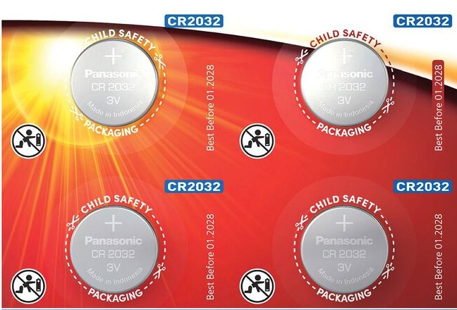 Panasonic CR2032 4ks (CR-2032EL/4B) CR-2032EL/4B