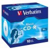 VERBATIM CD-R80 700MB AUDIO/ 16x/ 80min/ jewel/ 10pack