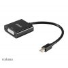 AKASA adaptér mini DisplayPort 1.1 (M) na DVI(F)/ AK-CBDP08-20BK / černý / 20cm