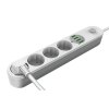 COLORWAY 4x Schuko/ 4x USB 5V / kabel 2m