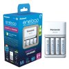 Panasonic Eneloop BQ-CC55 + 4 x R6/AA Eneloop 2000mAh BK-3MCDE