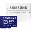 Samsung micro SDXC 128GB PRO Plus + SD adaptér