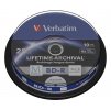 VERBATIM M-DISC BD-R Blu-Ray SL 25GB/ 4x/ Inkjet printable/ 10pack/ spindle