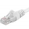 Premiumcord Patch kabel CAT6a S-FTP, RJ45-RJ45, AWG 26/7 0,5m bílá