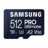 Samsung micro SDXC 512GB PRO Ultimate UHS-I U3, Class 10 (MB-MY512SA/WW) + SD adaptér