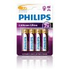 Philips Ultra lithium AA/LR6 - 4ks