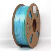 Gembird TIF058113 (filament), PLA, 1,75mm, 1kg, silk rainbow, modrá/zelená