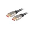 LANBERG Ultra High Speed HDMI 2.1 kabel, 48 Gbps, 8K@60Hz, 5K@120Hz, délka 0,5m, černý, zlacené konektory